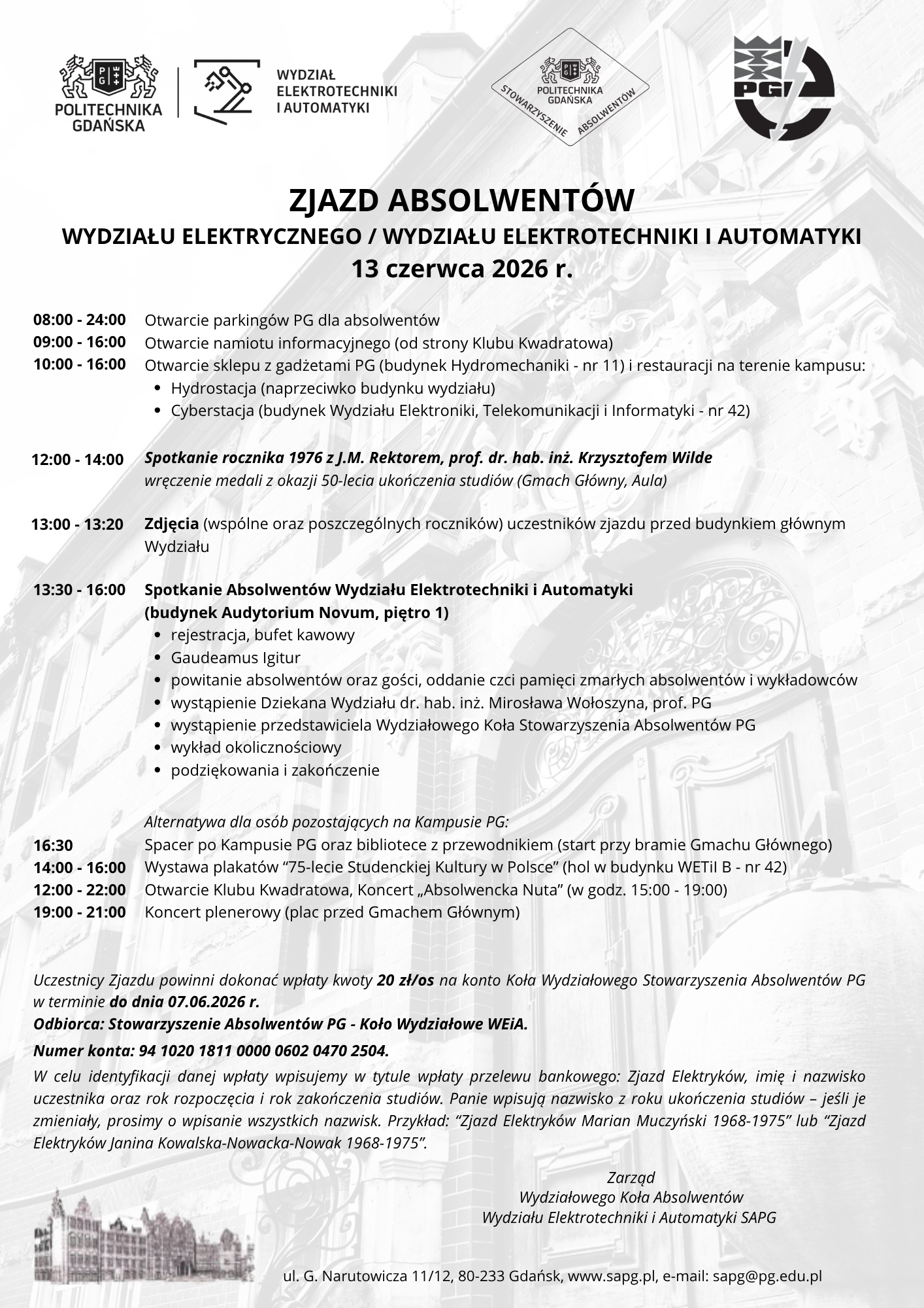 HARMONOGRAM WYDZIAŁOWY