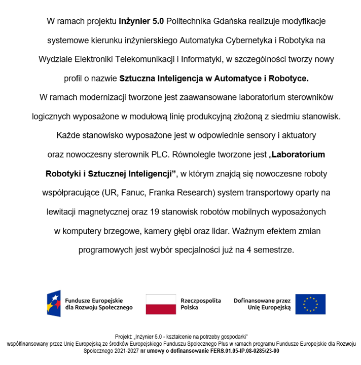Sztuczna Inteligencja w Automatyce i Robotyce