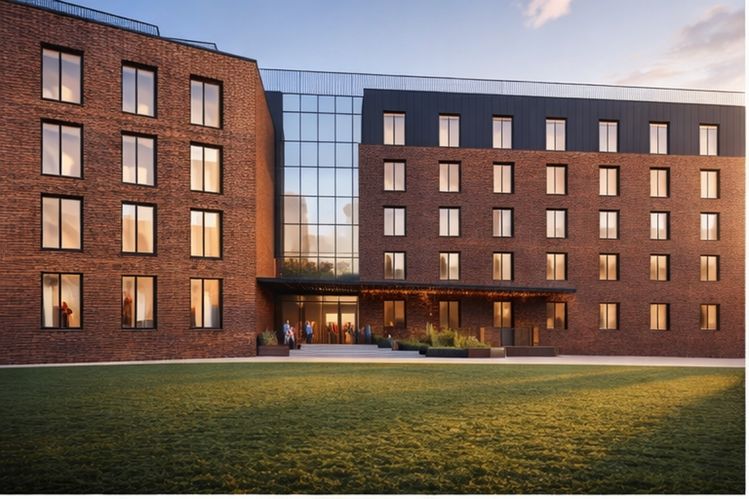 Wizualizacja wyremontowanego Domu Studenckiego nr 7 Politechniki Gdańskiej