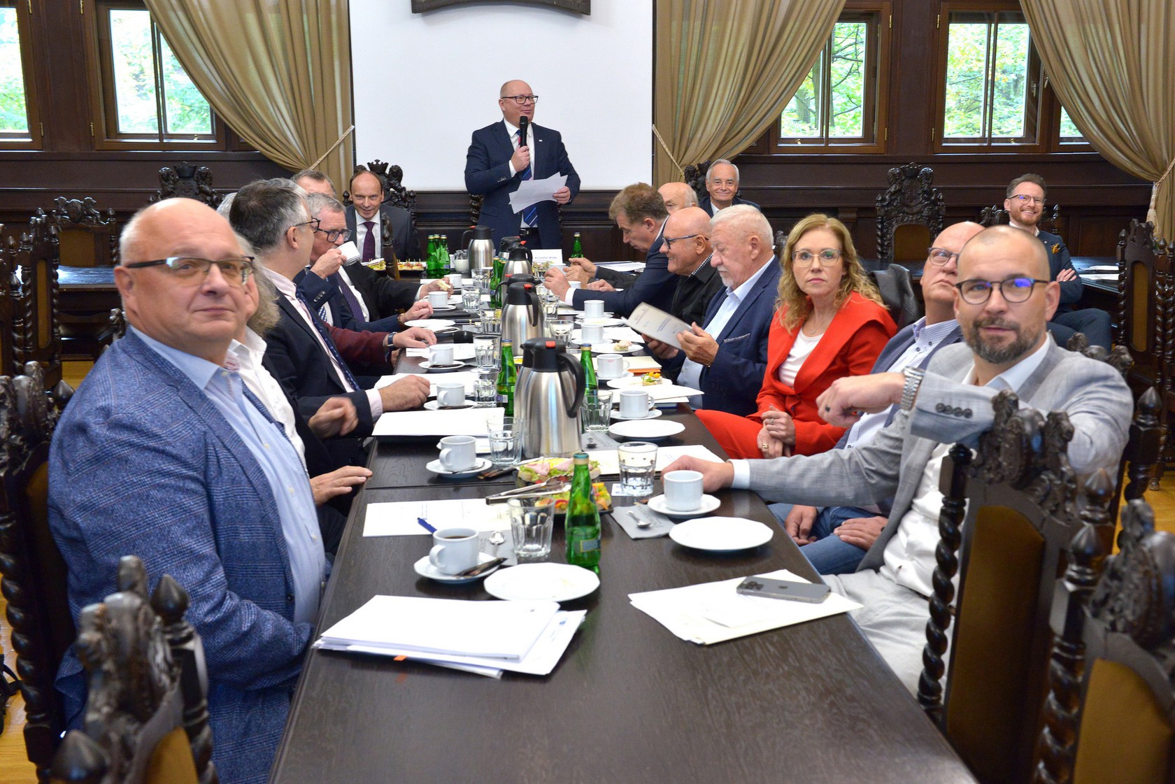 Inauguracyjne posiedzenie Zespołu Doradców Gospodarczych przy Rektorze PG. Fot. Krzysztof Krzempek/PG
