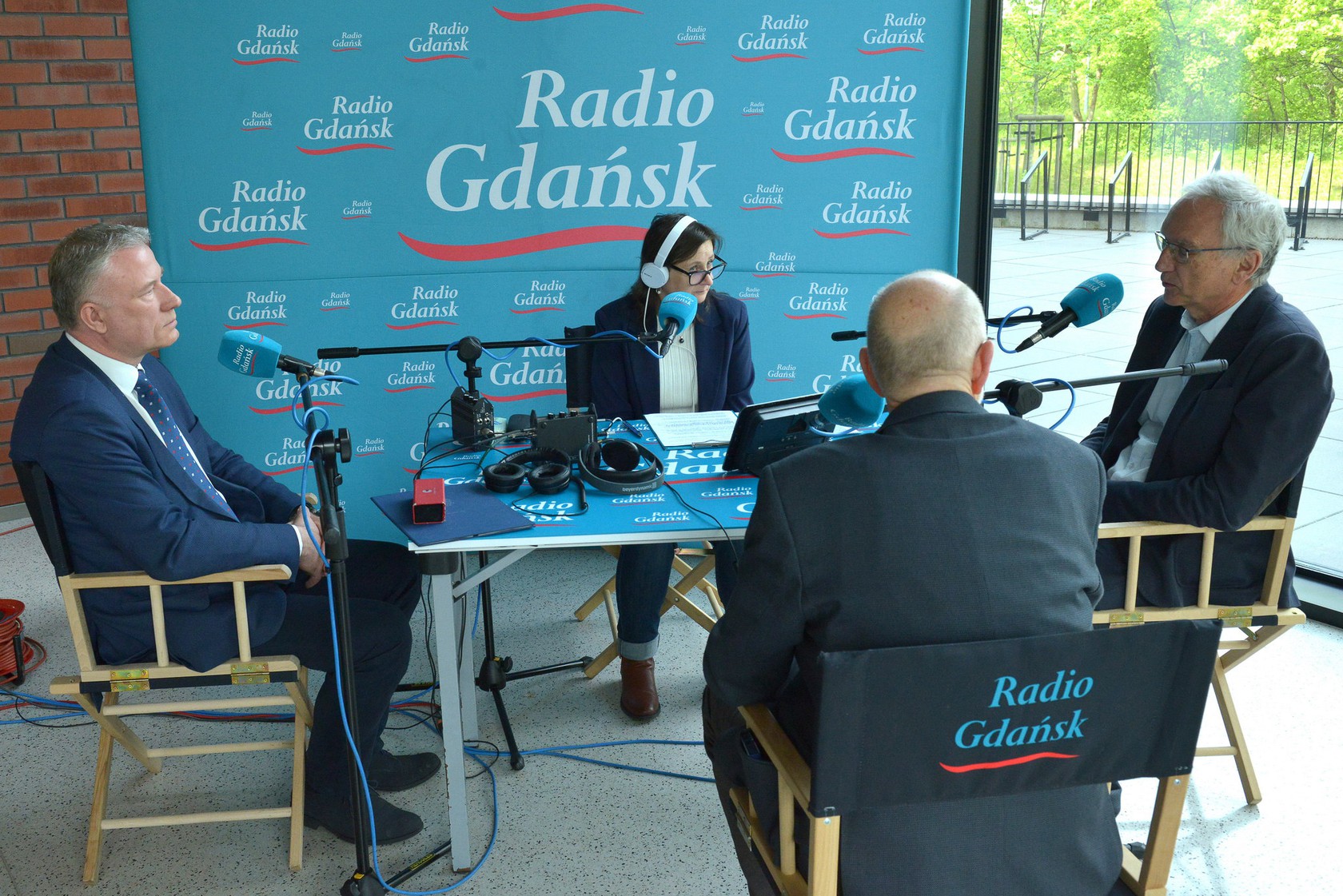 Mobilne studio Radia Gdańsk.