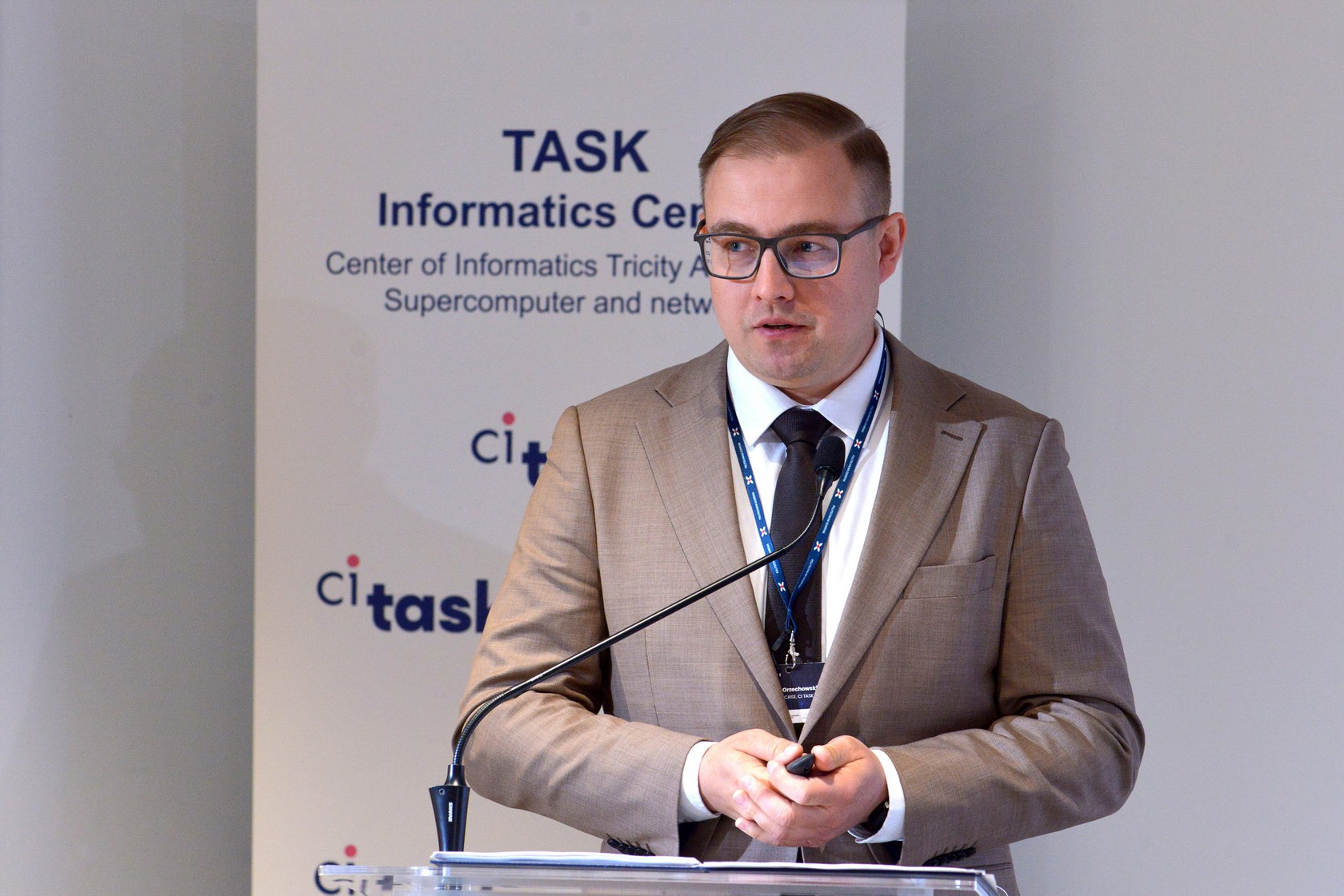 Dr inż. Piotr Orzechowski, z-ca dyrektora CI Task. Fot. Krzysztof Krzempek/PG