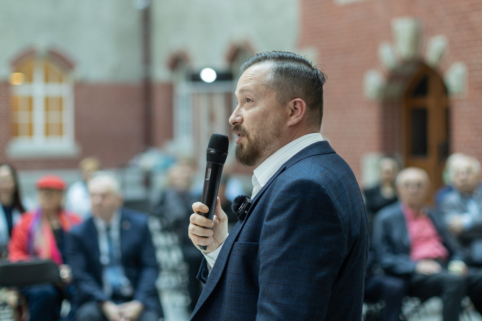 Grzegorz Bartoszewski, dyrektor ds. operacyjnych Enterosoft. Fot. Krzysztof Mystkowski / Politechnika Gdańska