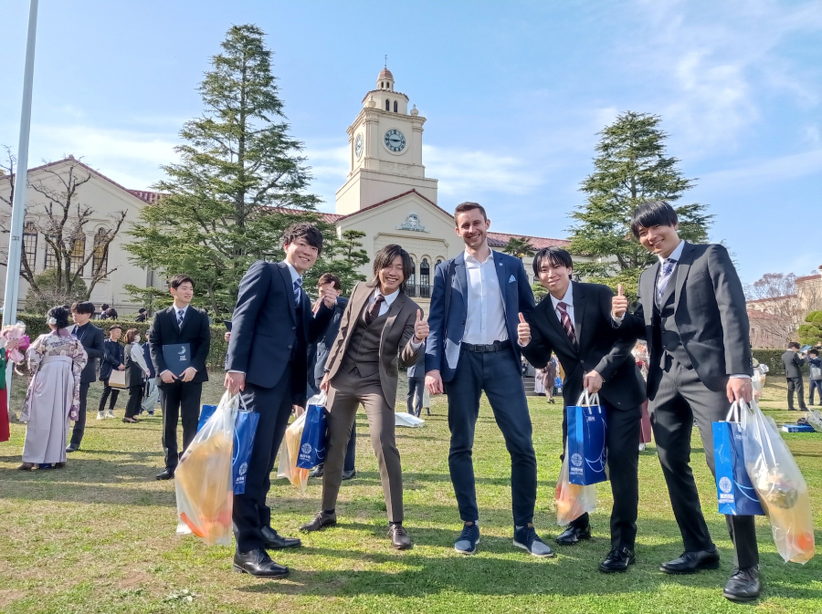 Dr inż. Bartłomiej Cieślik podczas zagranicznego stażu na Kwansei Gakuin University w Japonii. Fot. mat. dra B. Cieślika