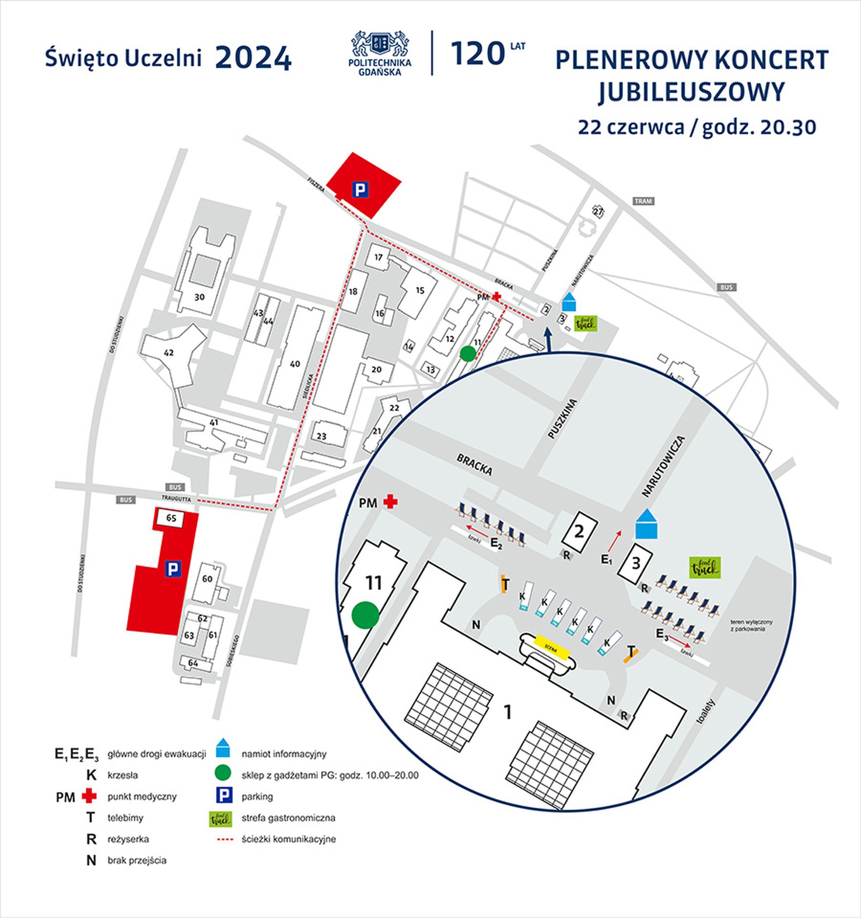 mapa koncertu