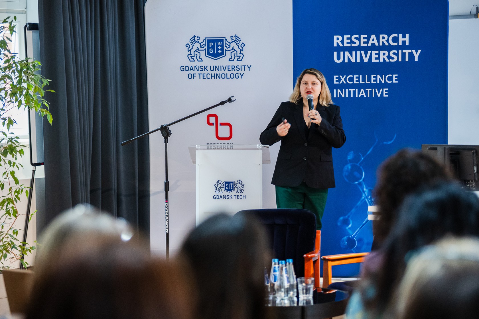 Dr Marta Seredyńska z Uniwerystetu Warszawskiego. Fot. Karol Stańczak / Politechnika Gdańska