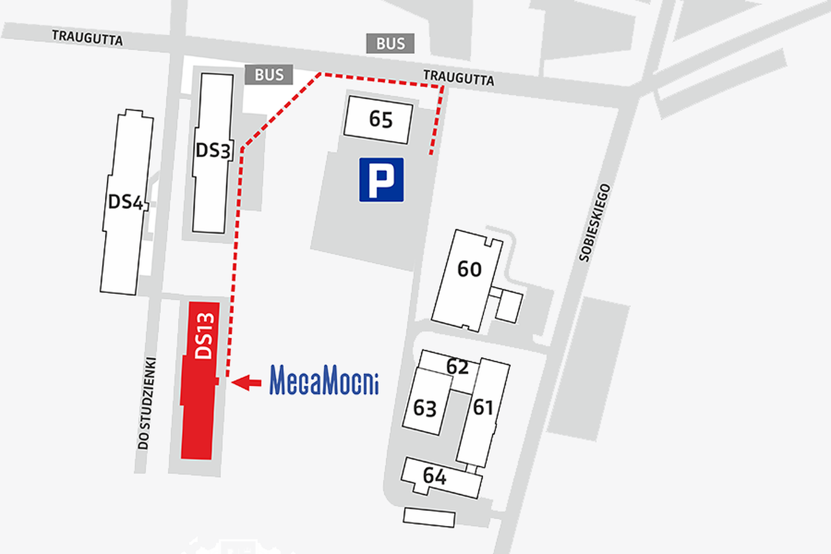 Mapa dojazdu do przedszkola.