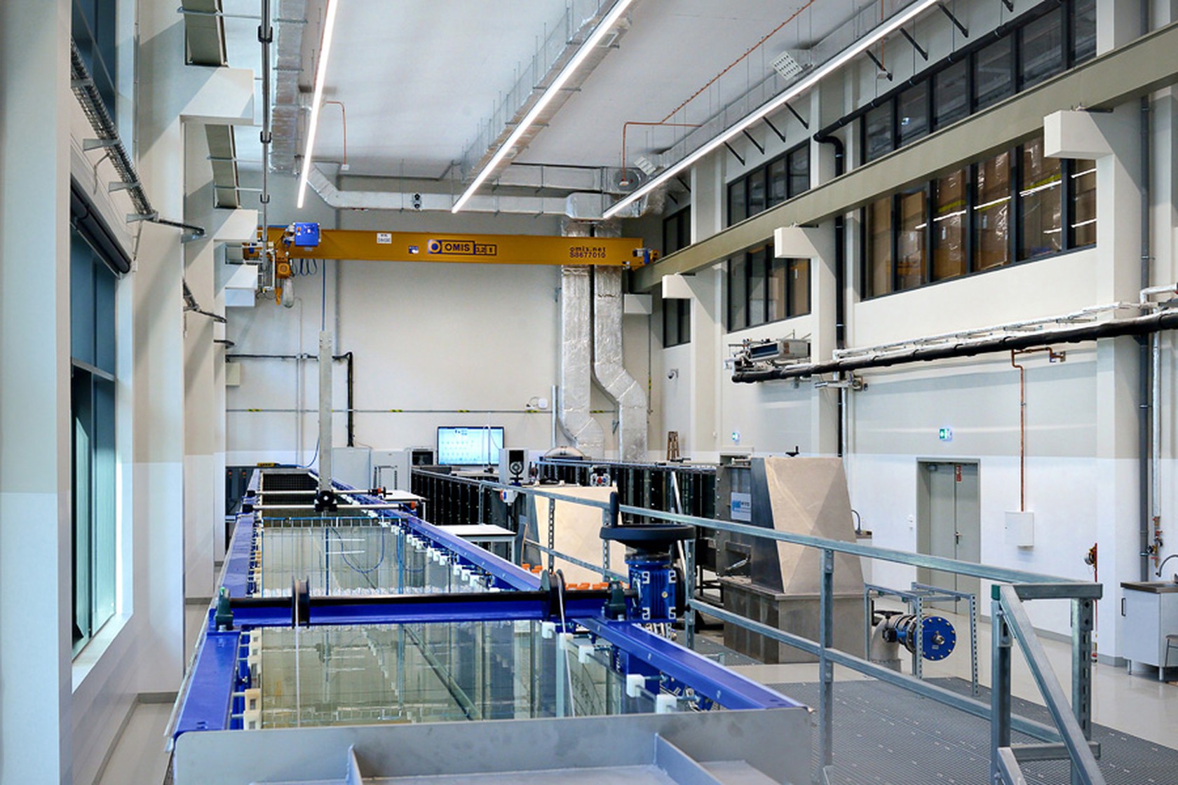 Laboratorium Hydrauliki w Centrum Ekoinnowacji Politechniki Gdańskiej. Fot. Krzysztof Krzempek / Politechnika Gdańska