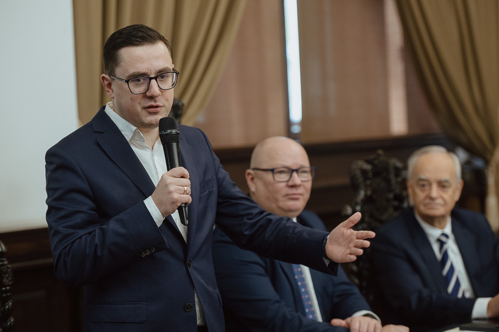 Miłosz Motyka, podsekretarz stanu w Ministerstwie Klimatu i Środowiska. Fot. Bartosz Bańka/PG