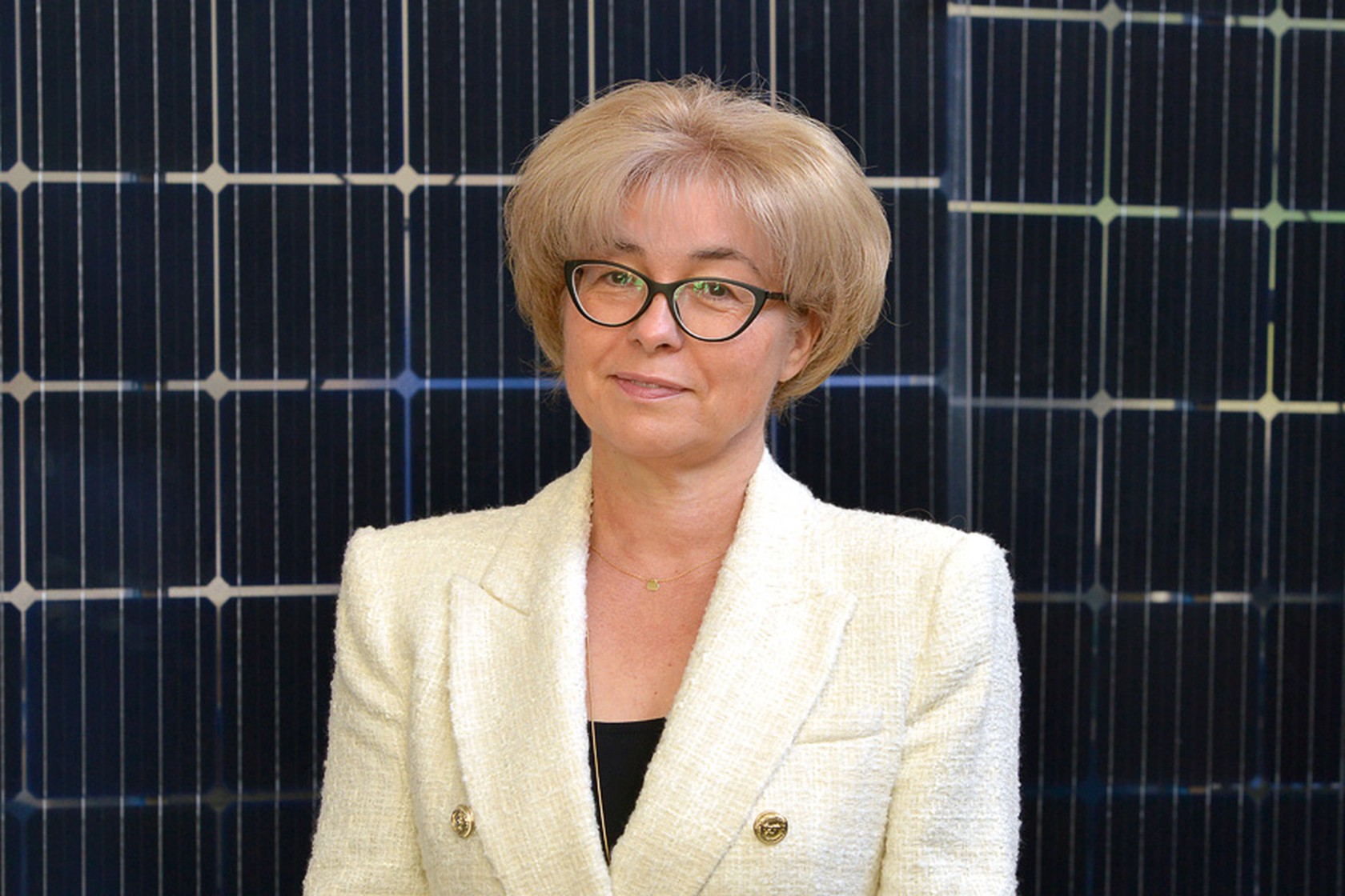 Prof. Ewa Klugmann-Radziemska w Laboratorium Proekologicznych Źródeł Energii. Fot. Krzysztof Krzempek / Politechnika Gdańska