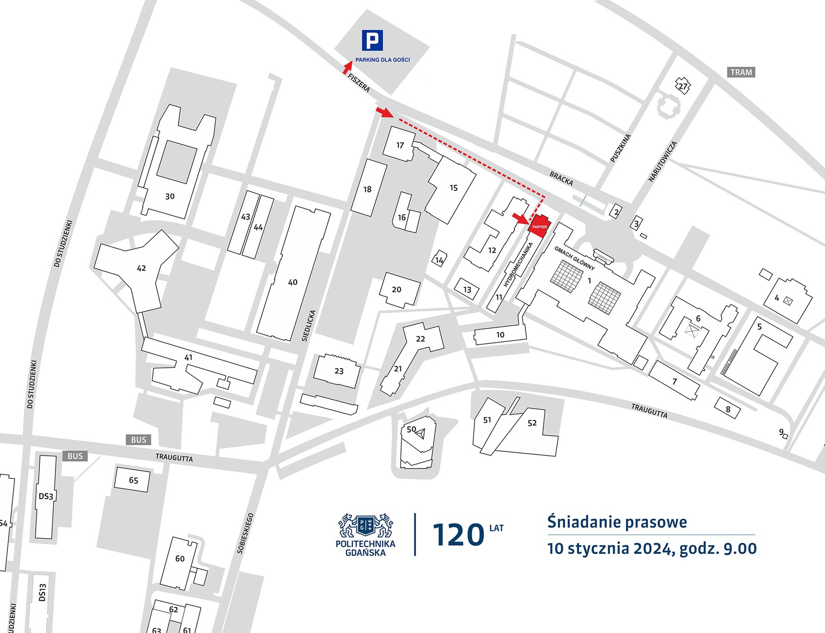 Mapka - śniadanie prasowe PG