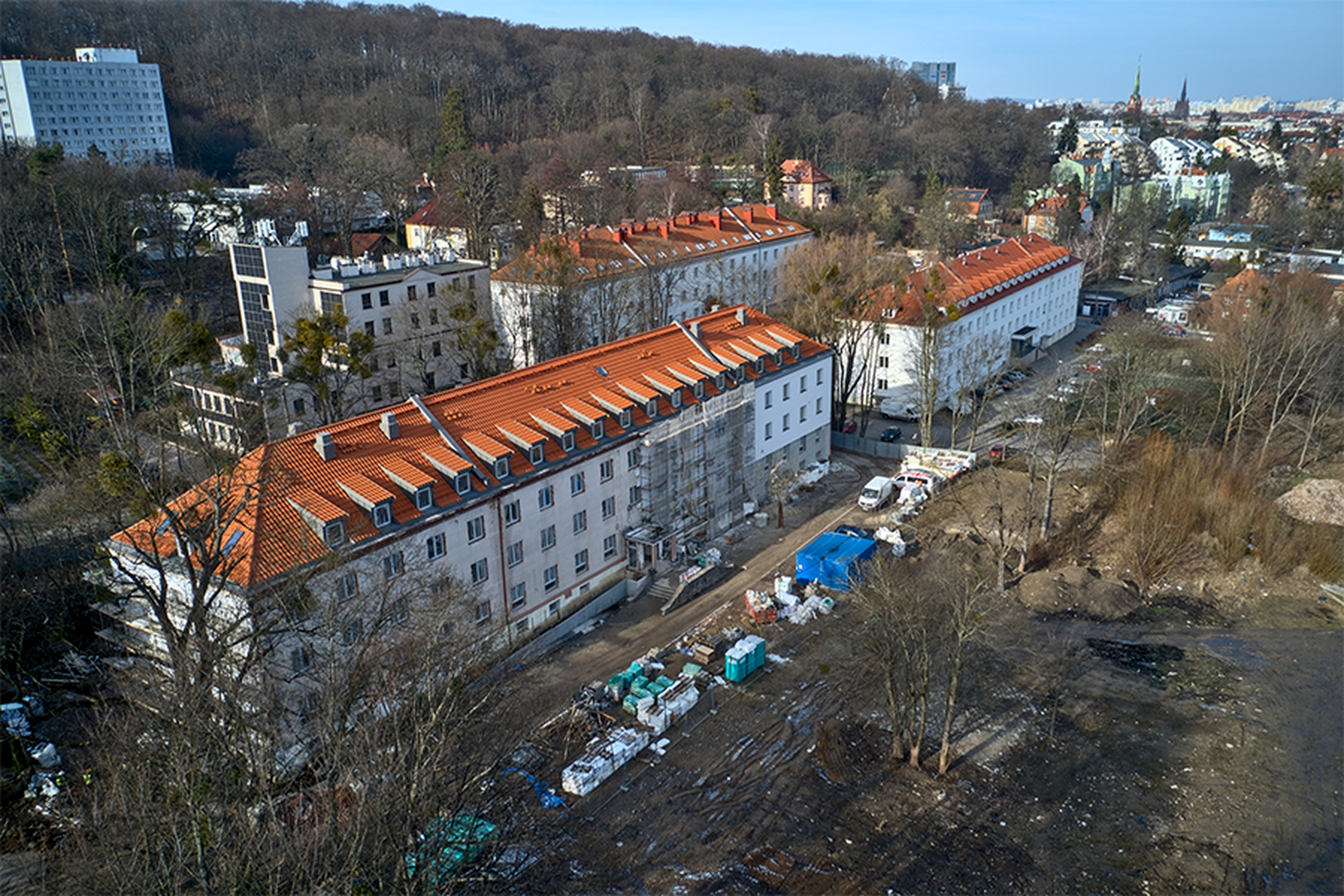Zmodernizowane akademiki