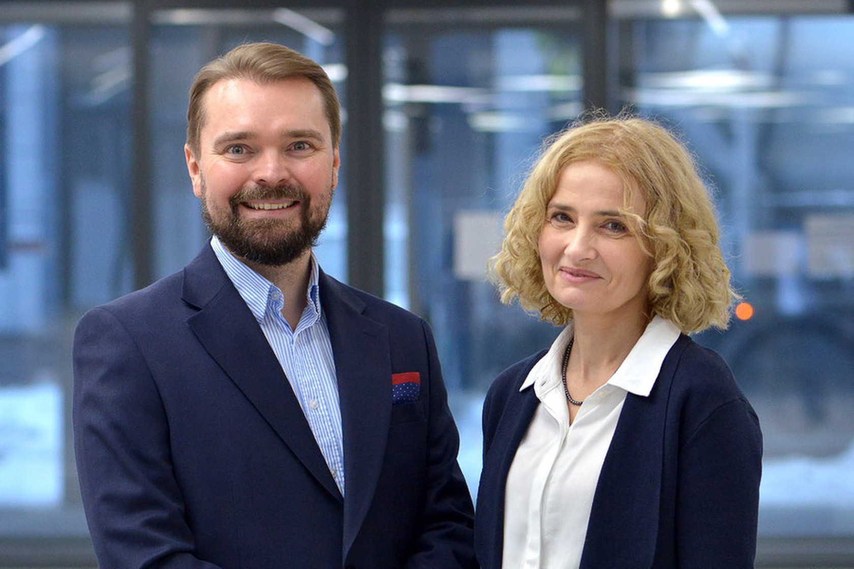 Prof. Aneta Łuczkiewicz i Dr Rafał Urniaż fot. Krzysztof Krzempek/PG