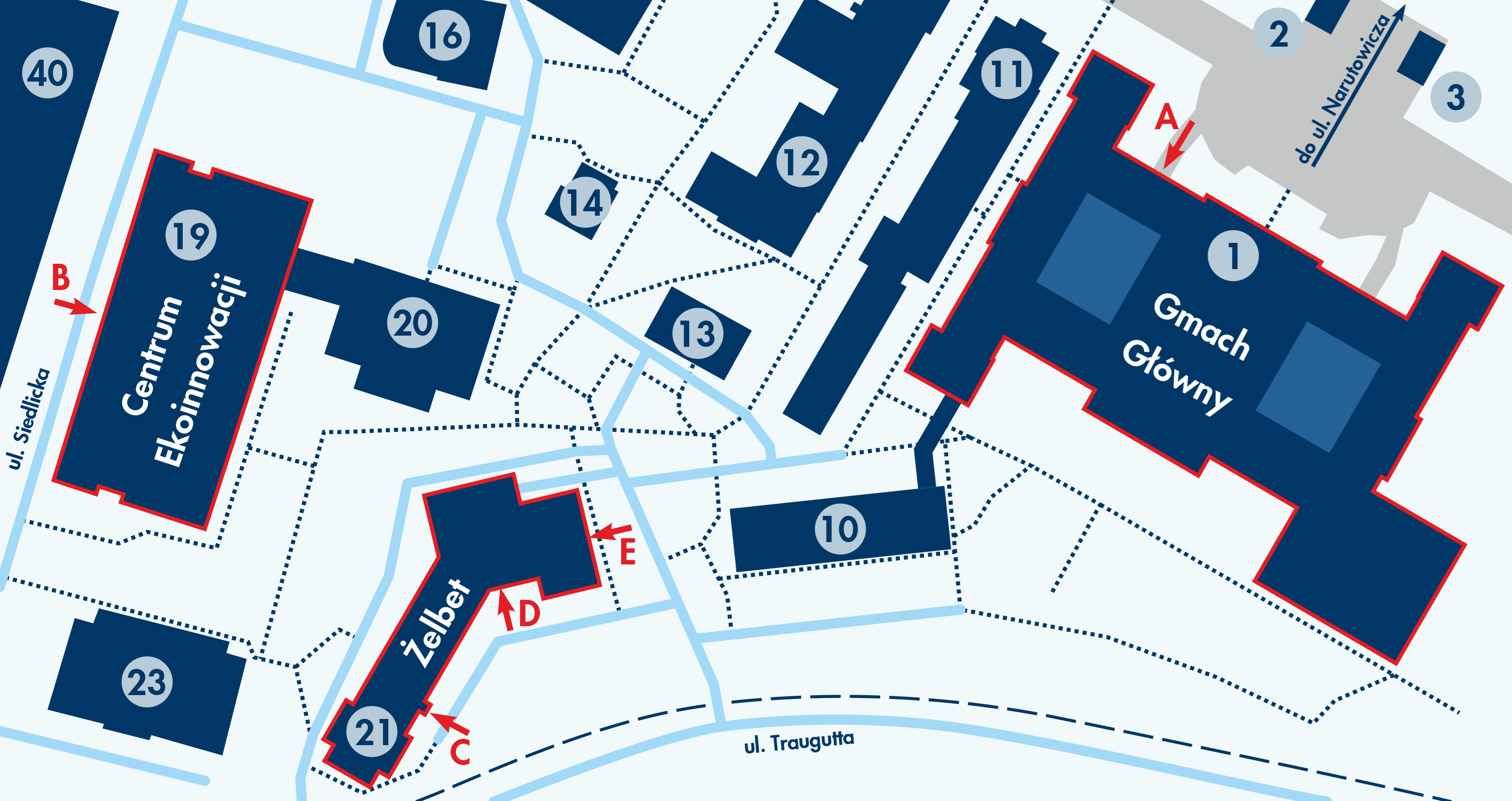 Mapka campusu