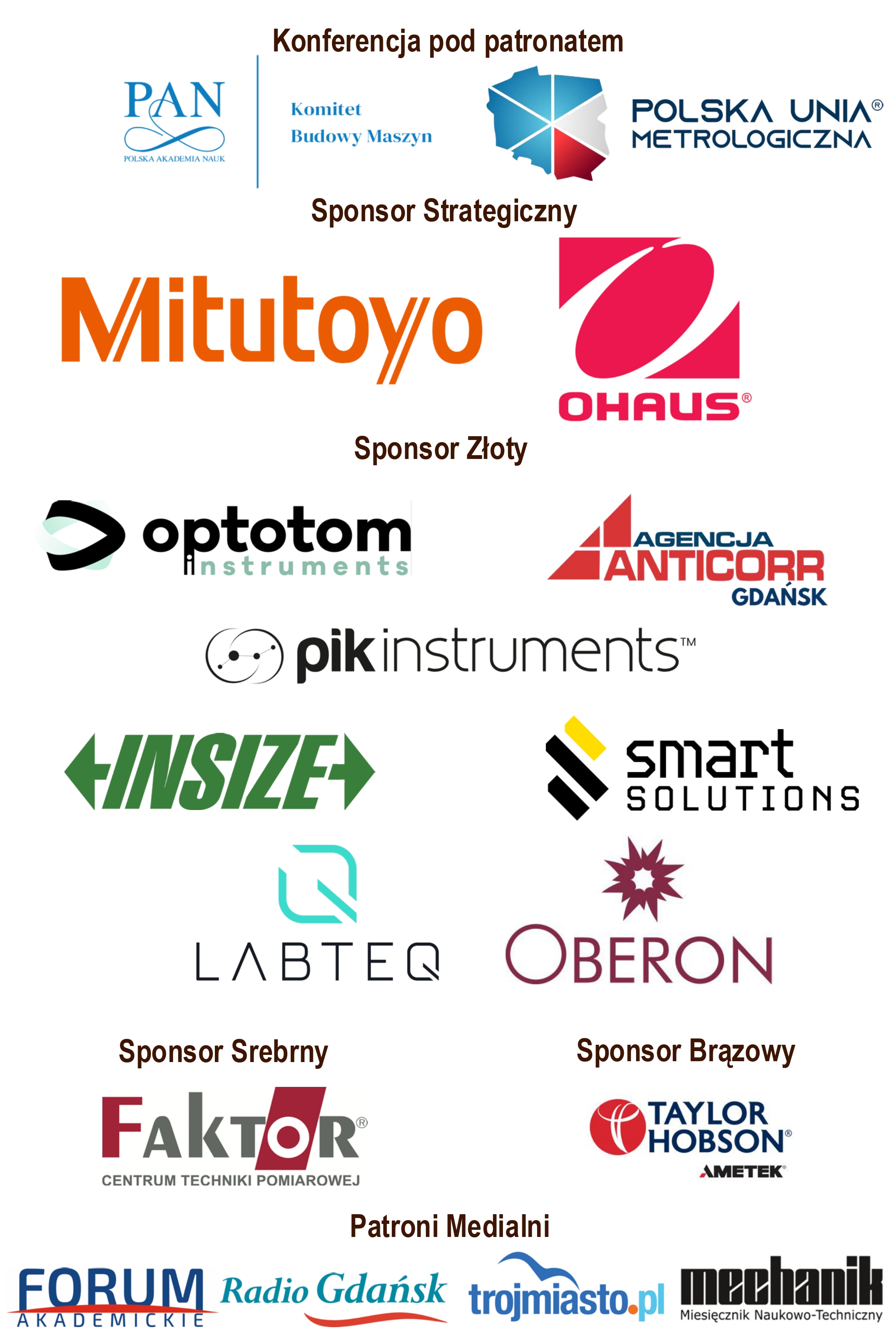 Sponsorzy i Patroni