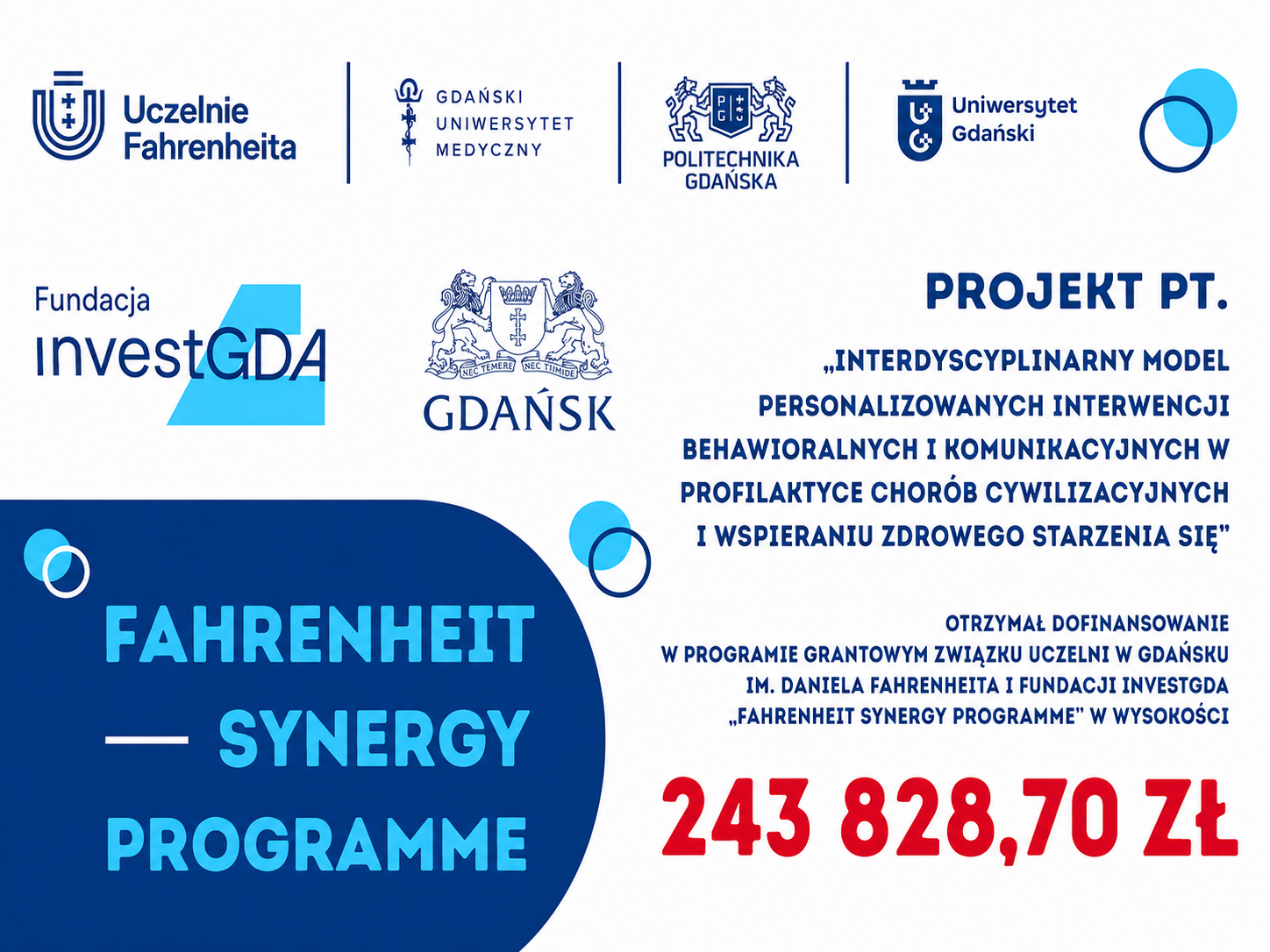 Dofinansowanie Fahrenheit Synergy Programme